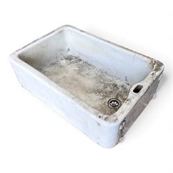 Collection of three sinks - one Belfast Sink plus two handwash sinks with two pedestals