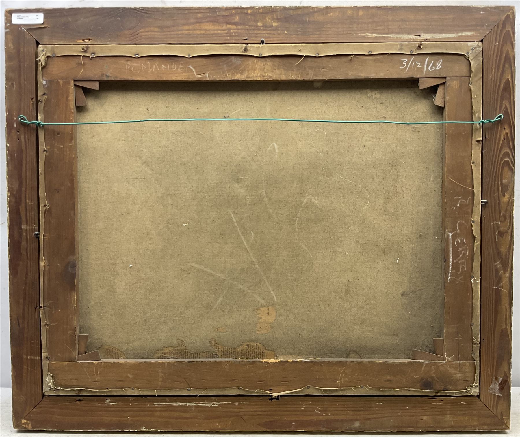 William Henderson of Whitby (British 1844-1904): Pony and Spaniel, oil on canvas signed and indistinctly dated 60cm x 74cm