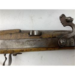 SHOTGUN CERTIFICATE REQUIRED - Modern 20-bore matchlock muzzle loading Civil War type musket, with 92.5cm(36