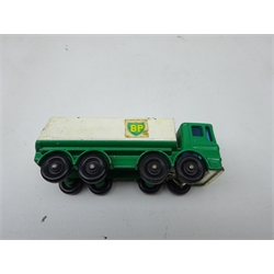  Matchbox Lesney MG1 BP sales and service station and BP Petrol Tanker (2)  
