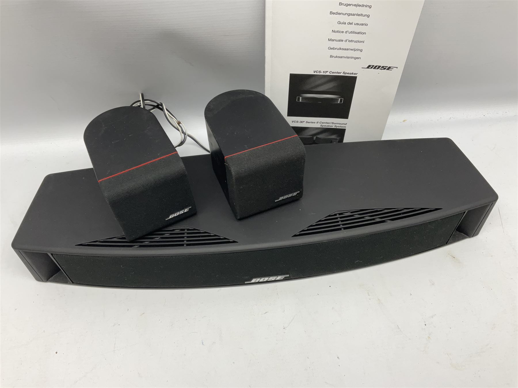 Bose VCS30 Series II surround sound speaker system with VCS10 center