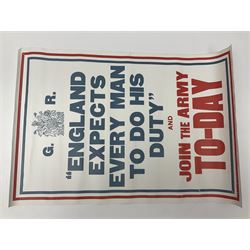 Seven small posters comprising five Soviet military/space programme related subjects including weapon sections; and two reproduction British WW2 recruitment type posters; all unframed (7)