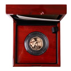 The Royal Mint United Kingdom 2025 'Mary Poppins' gold proof fifty pence coin, cased and b...