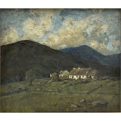 John Crampton Walker (Irish 1890-1942): Upland Croft, oil on canvas signed 34cm x 39cm