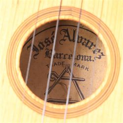 Two 'Dulcet' ukuleles by Jose Alvarez, Barcelona, both with interior labels, L51cm