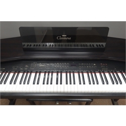  Yamaha Clavinova CVP-35 electric piano with stool (This item is PAT tested - 5 day warranty from date of sale)  