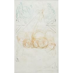 Salvador Dali (Spanish 1904-1989): 'Cymbeline', etching in colours signed and indistinctly...