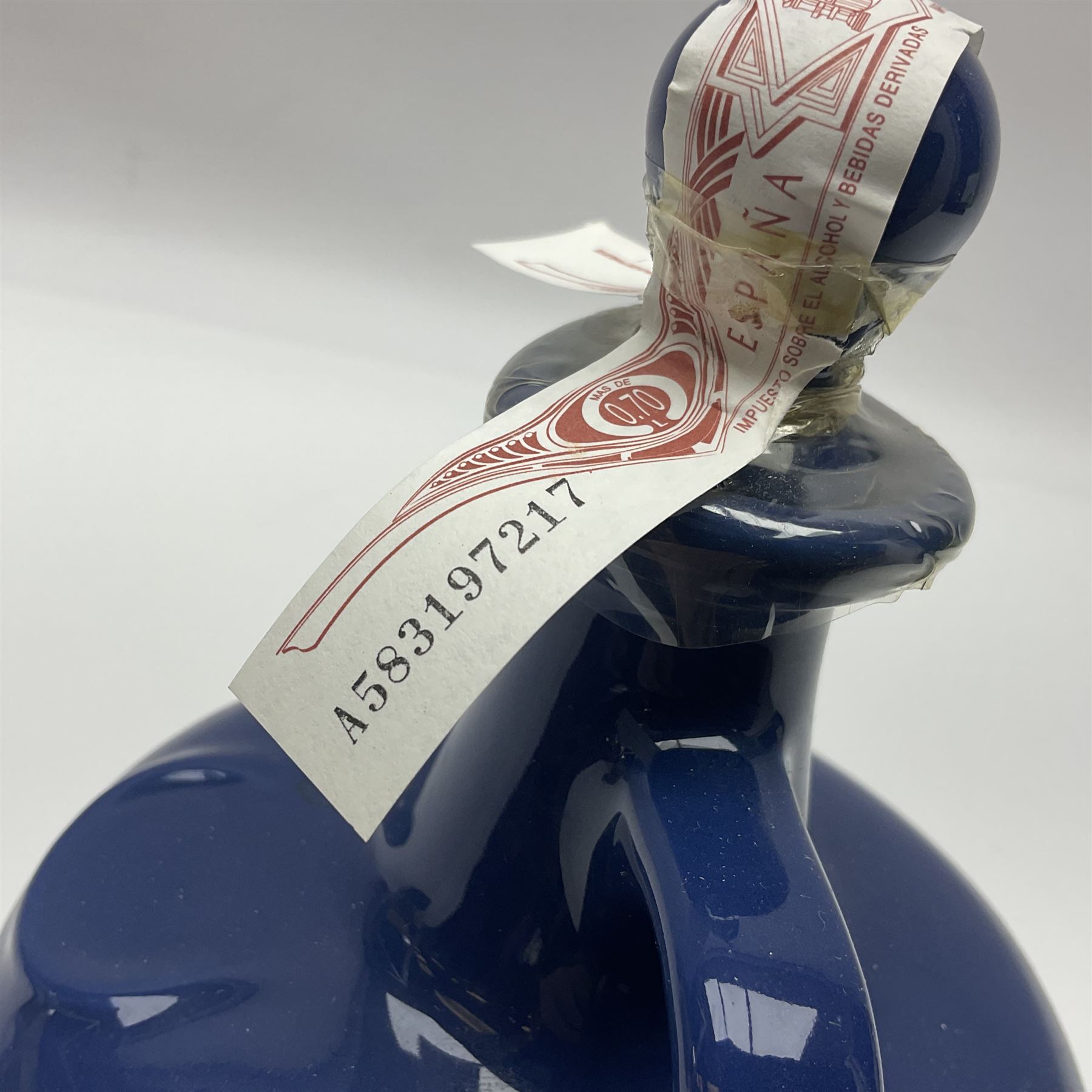 Lamb's 100 navy rum, 750ml, 57% vol, in a 'HMS Victory ceramic flagon and original box 