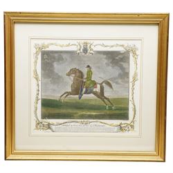 Richard Houston (British 1721-1775) after James Seymour (British 1702-1752): 'Portraiture of the Famous Horse Old Partner' and 'Childers the Fleetest Horse that Ever run and Newmarket', pair horse portraits from 'Celebrated Racehorses' 31cm x 35cm (2)
