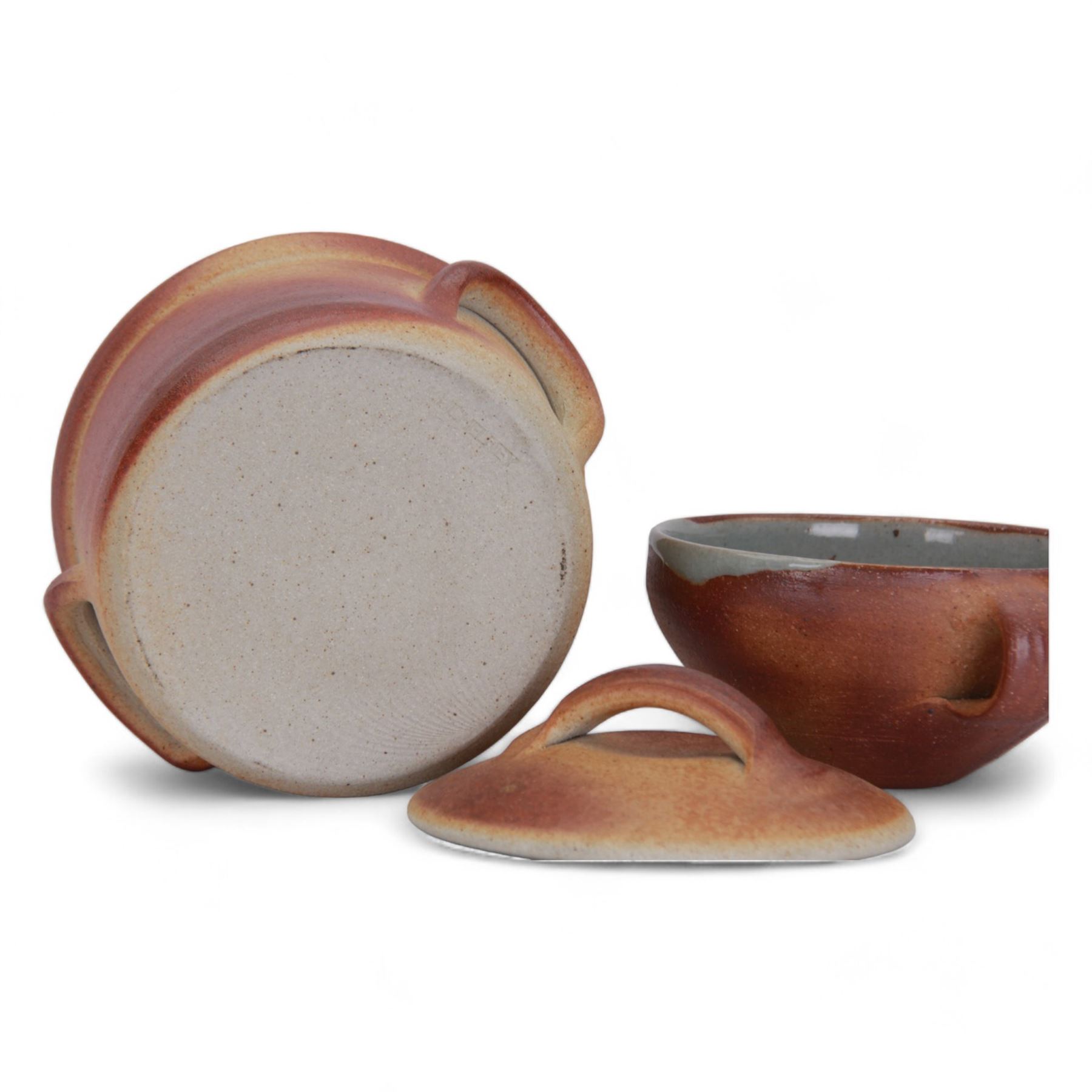 John Leach (1939-2021) for Muchelney Pottery twin handed casserole