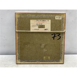 Lindsay Brown (British 20th century): 'End of the Day', watercolour signed, titled on exhibition label verso 15cm x 15cm 
Provenance: exh. Royal Institute of Painters in Water Colours, Mall Galleries, London 1970, label verso