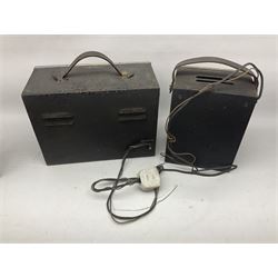 Collection of electrical testing equipment, to include The Automatic Coil Winder & Electrical Equipment Company Ltd Universal Avometer and Universal Avominor, Ross RE-177M ohm meter, British Physical Laboratories Universal Bridge model RS700, Weston Electrical Instrument Co model E665, RF Signal Generator Model RS600, Radar Cathode Ray Tube Tester Reactivator, etc