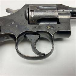 Deactivated Colt Official Police 38-200 six-shot revolver, the 13cm(5