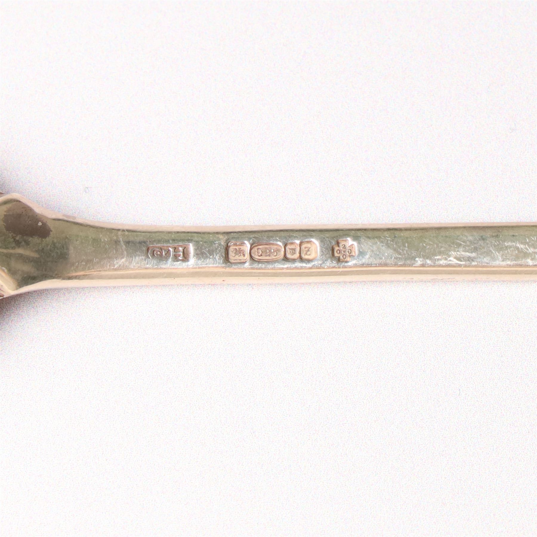 Collection of various silver teaspoons, 19th and 20th century, various dates and makers