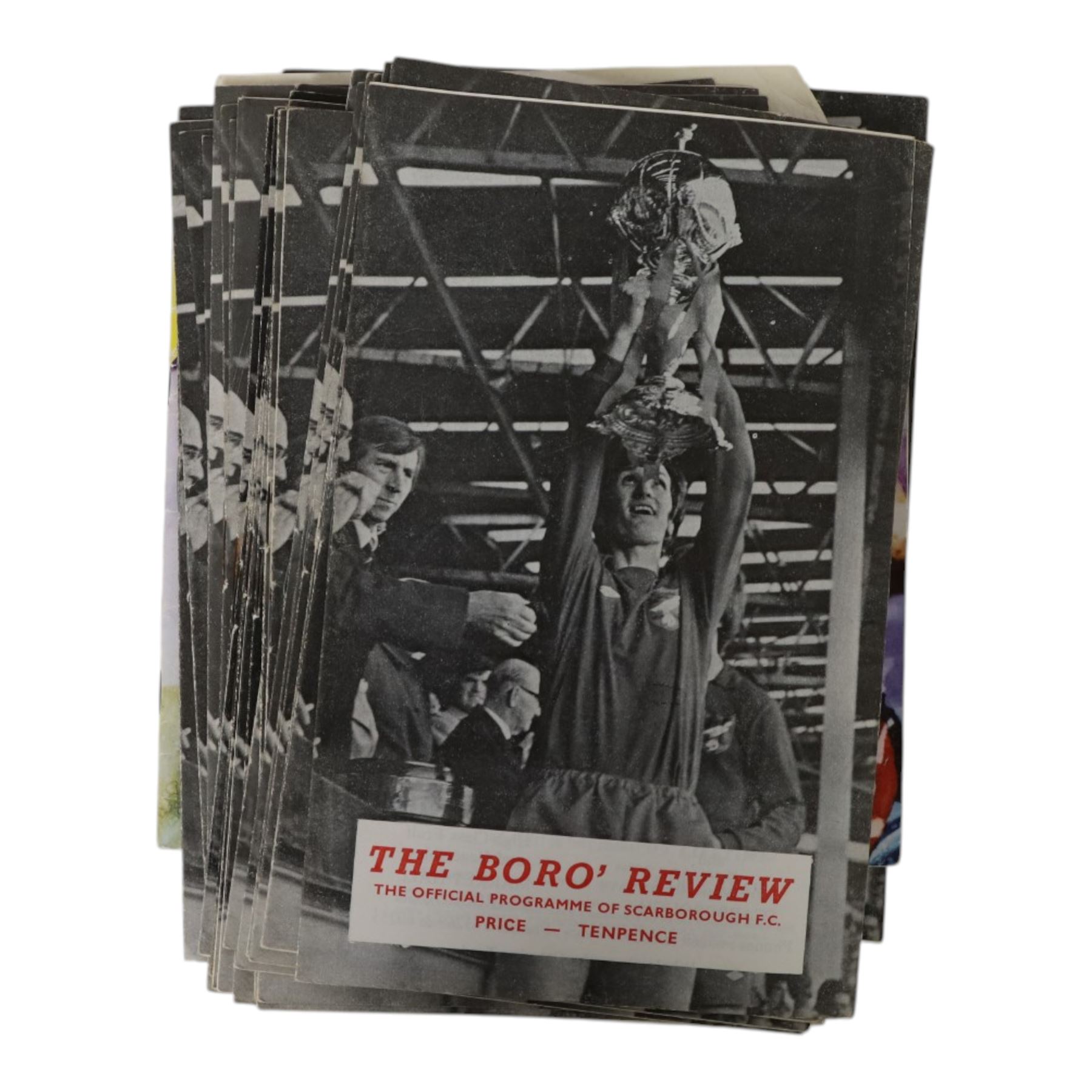 Comprehensive collection of 1970s Scarborough FC football programmes