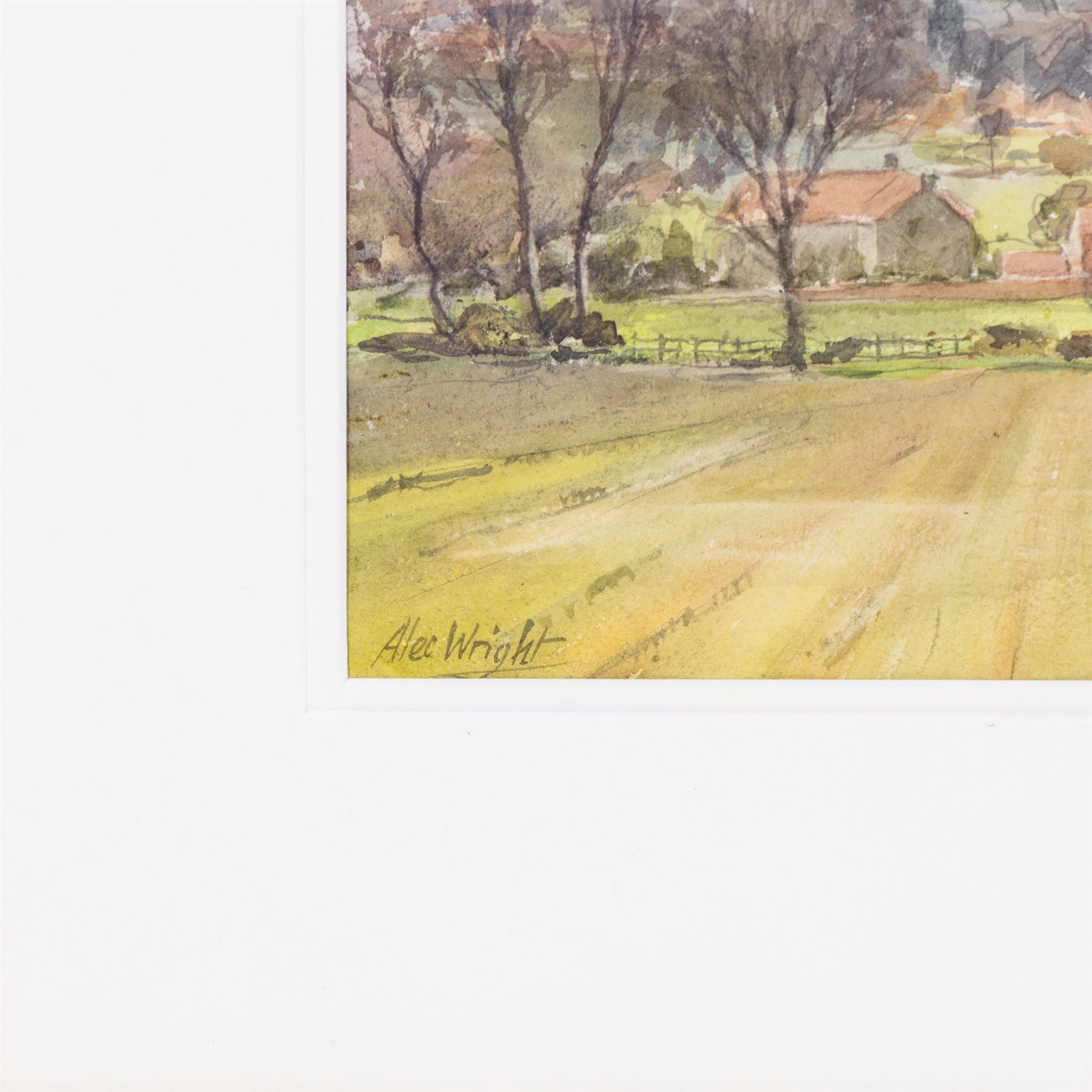 Alec Wright (British 1900-1981): Stokely Views and others, six watercolours variously signed and inscribed verso, approx 40cm x 30cm (6)