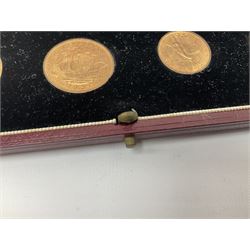 King George VI 1937 specimen coin set, fifteen coins from farthing to crown including Maundy money, in the original case