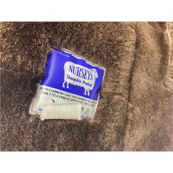 Two sheepskin jackets, one ladies jacket size 12, by Nurseys, and a gentleman's jacket by Baily's   
