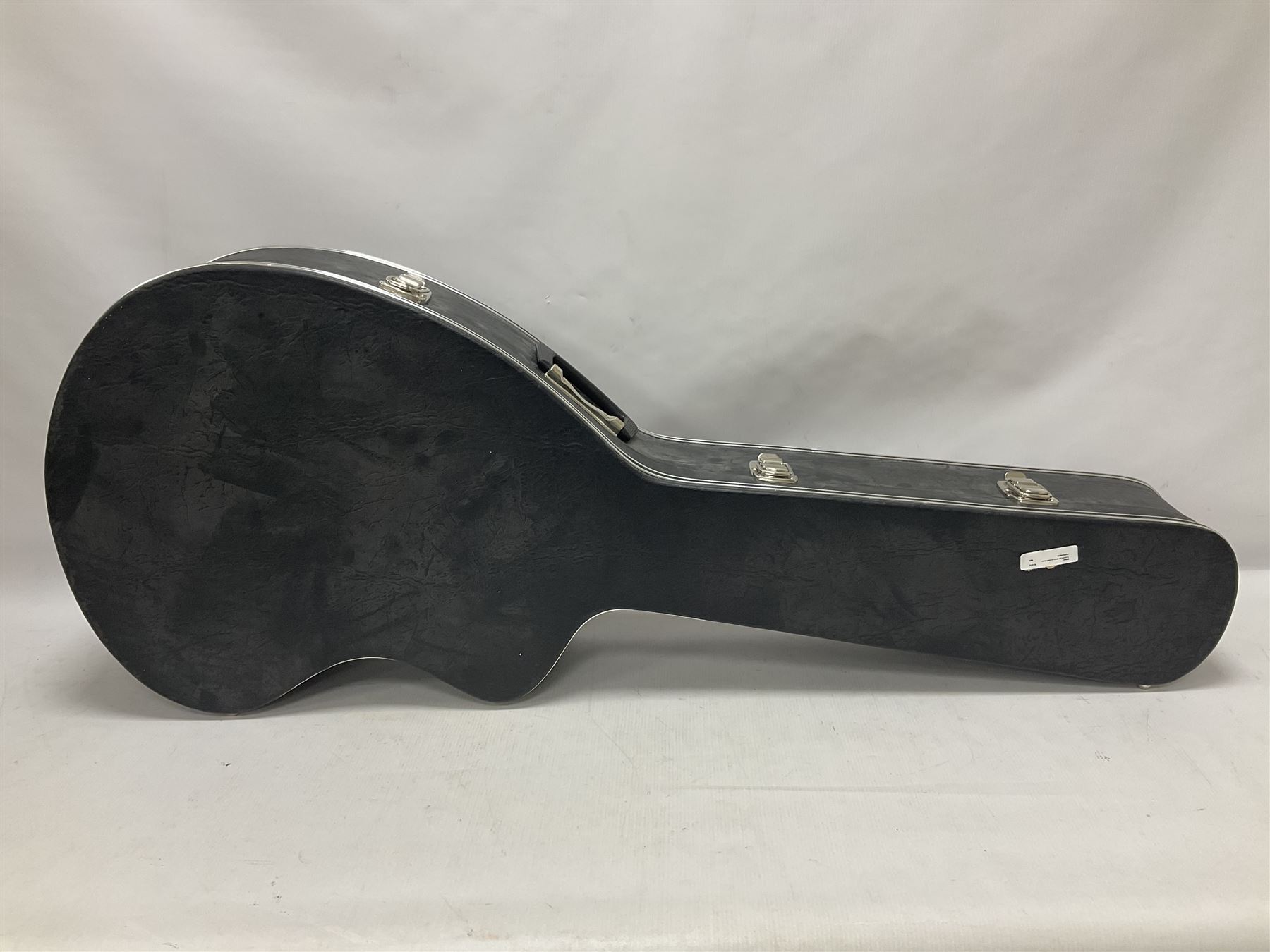 Brazilian Giannini Craviola six string acoustic guitar, with Fishman Premium Blend onboard pickup, in fitted hard case 