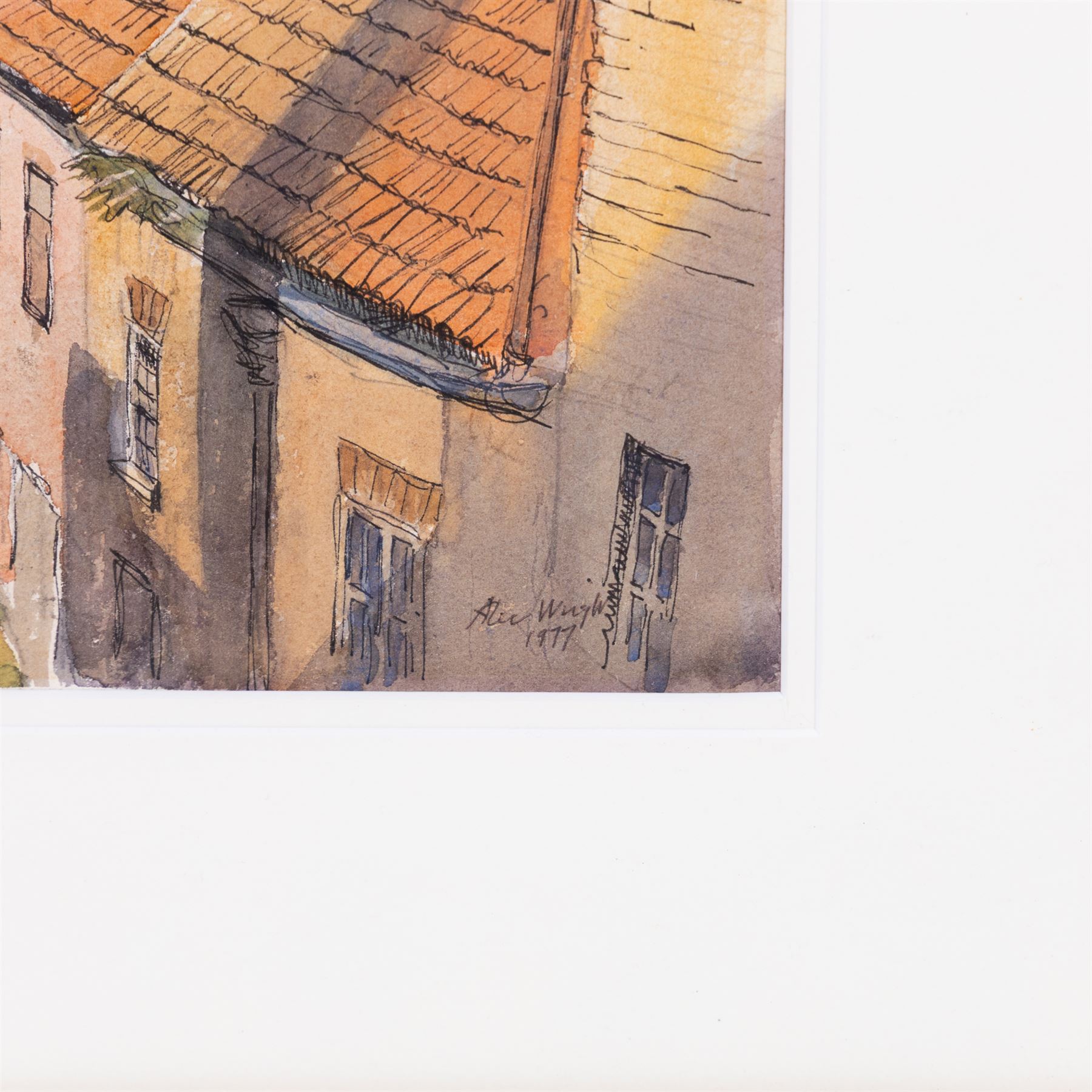 Alec Wright (British 1900-1981): Stokely Views and others, six watercolours variously signed and inscribed verso, approx 40cm x 30cm (6)