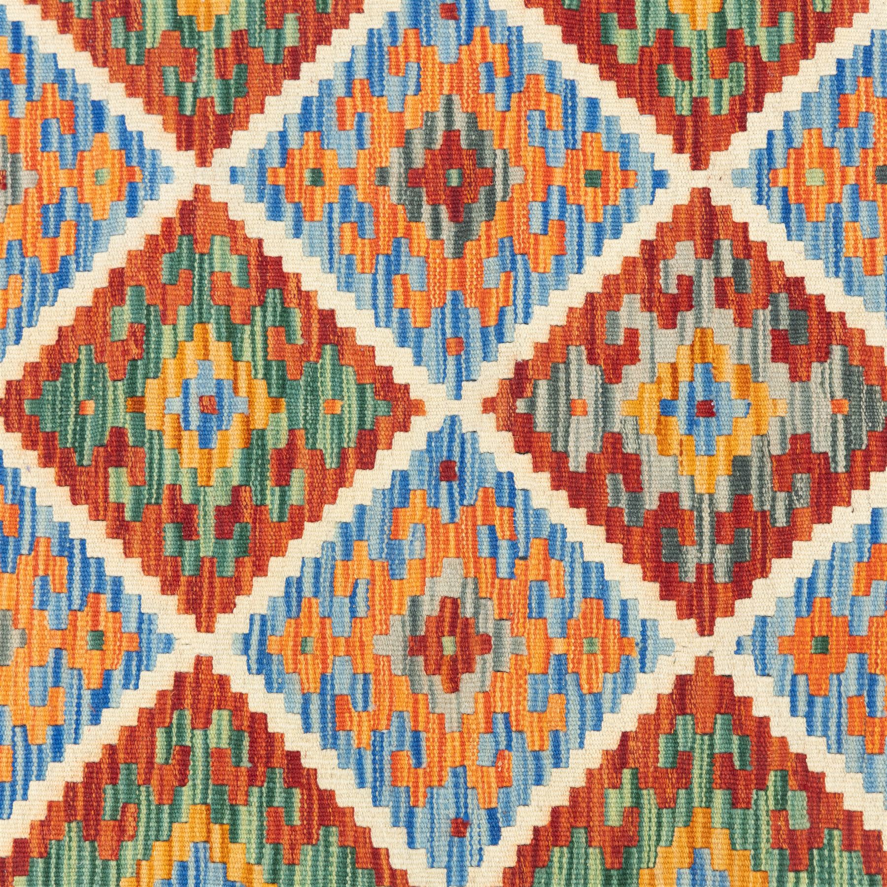 Two kilims, comprising a Chobi  flatweave Kilim runner, 239x81cm, and a Maimana flatweave kilim, 125x85cm 