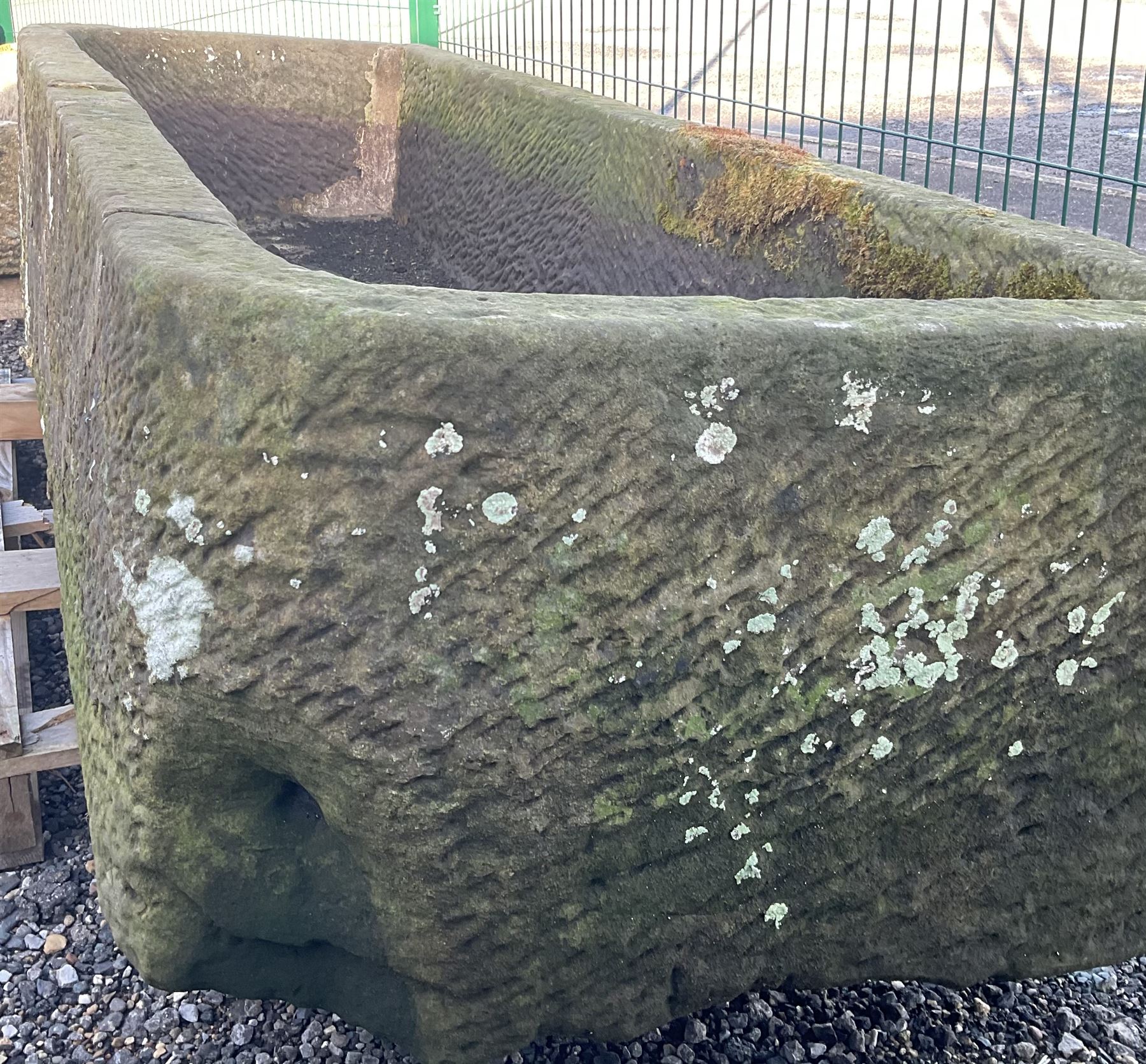 Large 19th century rectangular stone trough - THIS LOT IS TO BE COLLECTED BY APPOINTMENT FROM DUGGLEBY STORAGE, GREAT HILL, EASTFIELD, SCARBOROUGH, YO11 3TX