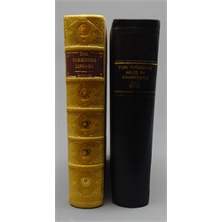  Bogg, Edmund: Two Thousand Miles in Wharfedale, pub.1904, rebound cloth with calf spine, Boyne, William: The Yorkshire Library A Bibliographical Account, pub.1974, half calf, bound by N.T Leslie, 2vols  