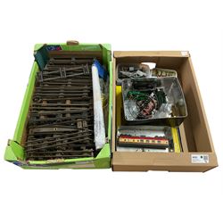Large quantity of track and other model railway items 