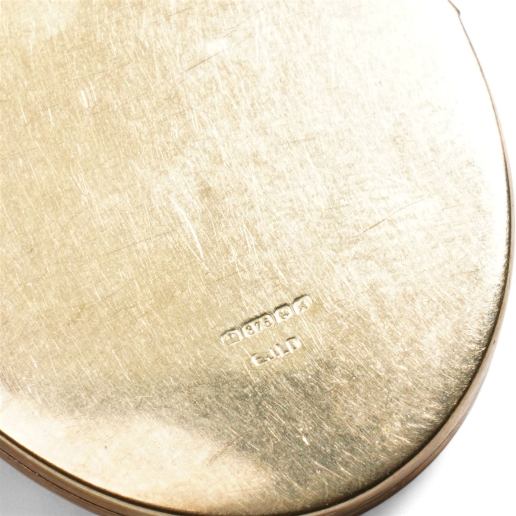 9ct gold locket, hallmarked 