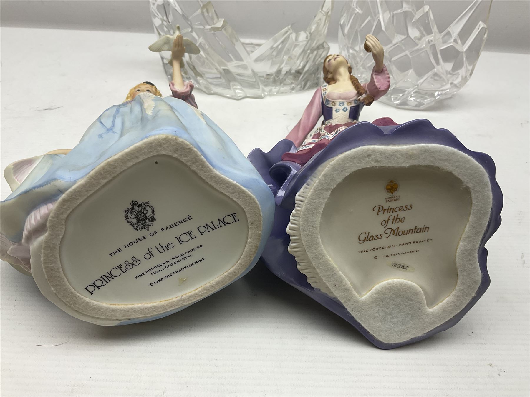Eight Franklin Mint figures, including Sleeping Beauty, Vienna Waltz, Princess of Glass Mountain, Princess of the Ice Palace etc 