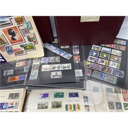 Stamps including Great British first day covers mostly with printed addresses and special postmarks, Barbados, Bermuda, British Honduras, Malawi, Malaya, Singapore, other World stamps etc, housed in albums, folder and loose, in one box