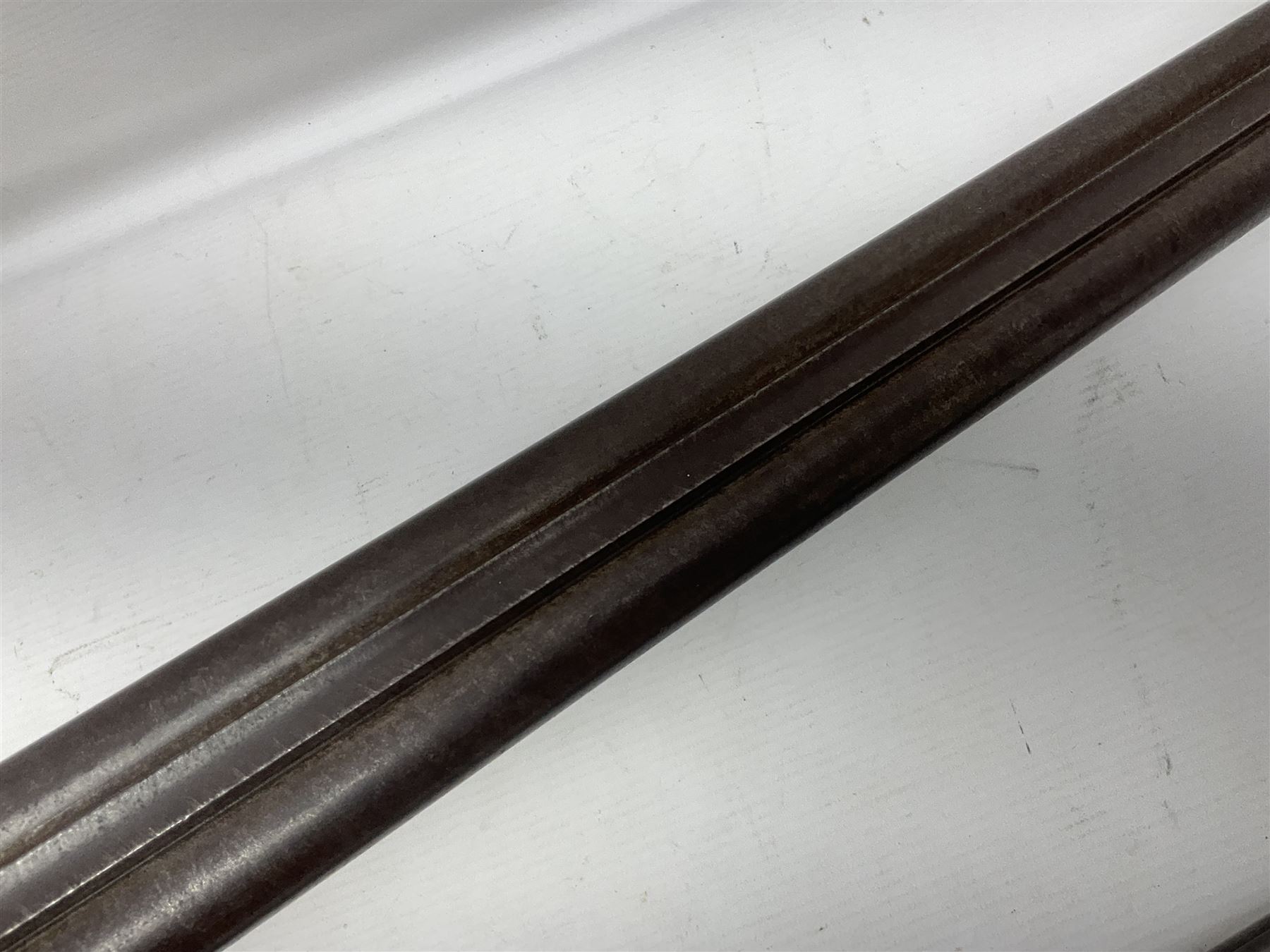 SHOTGUN CERTIFICATE REQUIRED - 19th century John Adams of London 12-bore double barrel side-by-side hammer gun with screw under-lever opening, 76cm (30