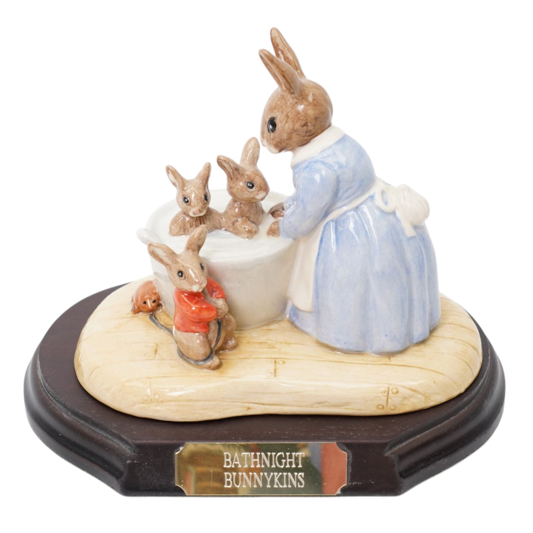 Royal Doulton Bunnykins figures, including Lancelot, Bathtime, Sir Gawain and others from the Arthurian collection (13)