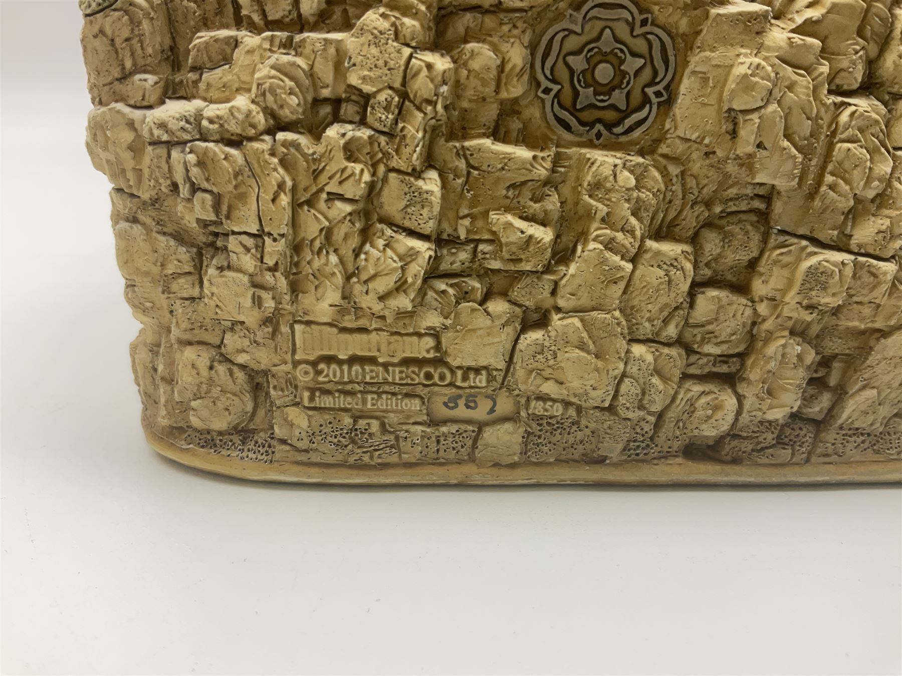 Lilliput Lane Whitby Harbour, limited edition 557/850, with certificate of authenticity and original box, H15cm