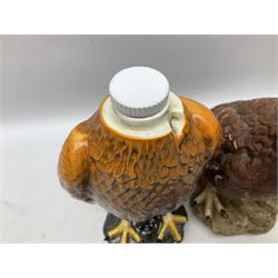 Five Beswick Beneagles whisky decanters to include Golden Eagle and Barn Owl, together with a Royal Doulton Matthew Gloag & Son liquor bottle (6)