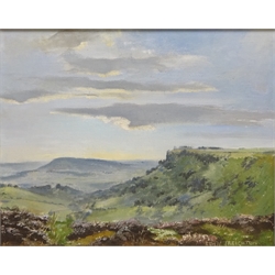  Moorland Scene, oil on canvas board signed by Lewis Creighton(British 1918-1996) 39cm x 49cm  