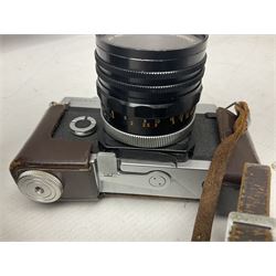 Canon Canonflex R2000 camera body, with 'Super-Canomatic Lens R 50mm 1:1.8 No.40308