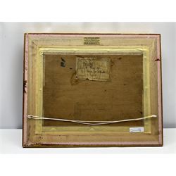 Frederick (Fred) William Elwell RA (British 1870-1958): 'Ramsey Harbour Isle of Man', oil on panel signed, titled verso 28cm x 38cm