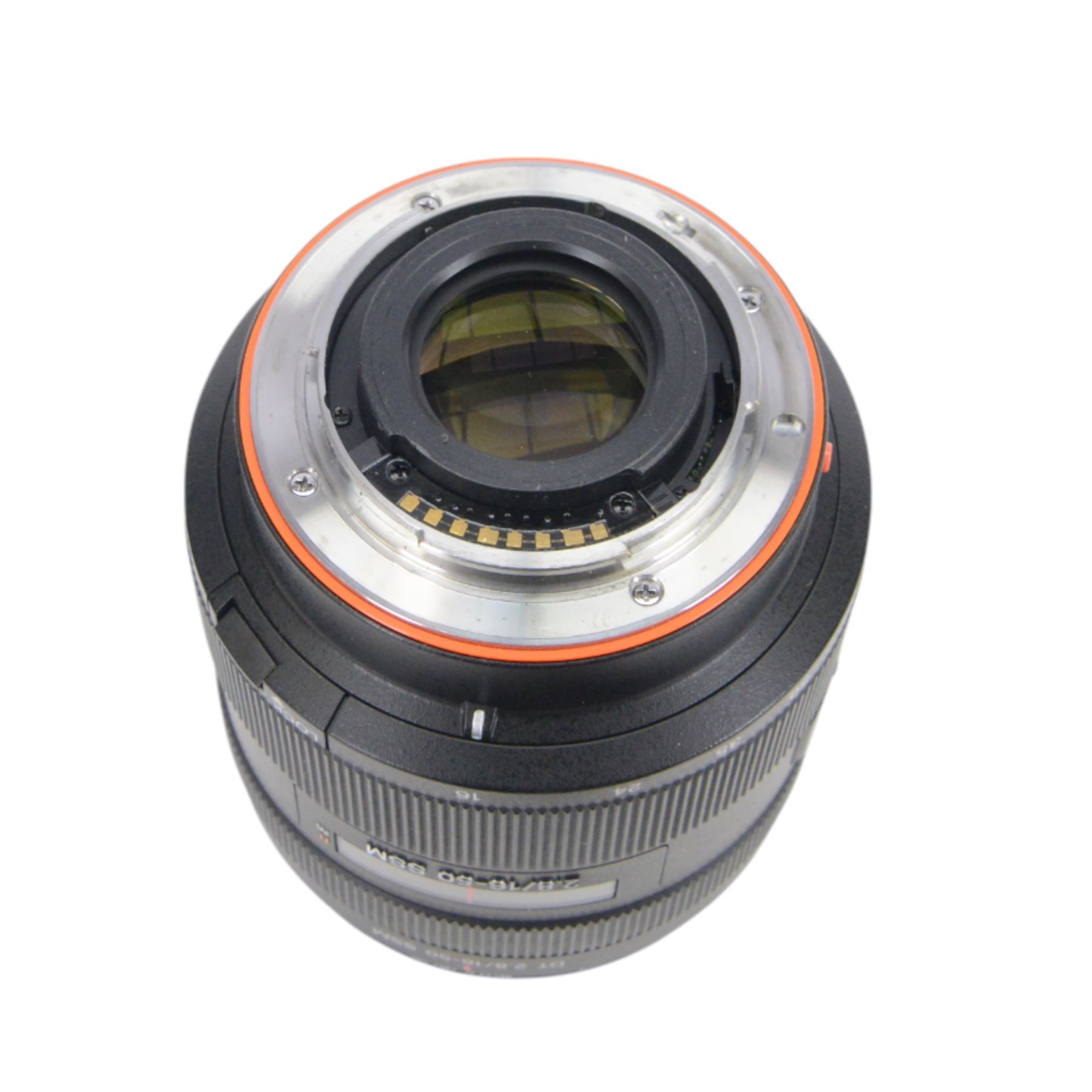 Sony Alpha A77 digital SLT camera body serial no. 0715628, with a Sony DT 2.8/16-50 SSM lens, serial no. 1810590, boxed with soft shell carry case, charger and instructions