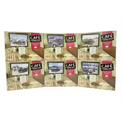 Corgi - six Cafe Connection boxed sets to include CC10501 ERF K. Platform Lorry - Richard Read (Transport) Ltd. Coronation Cafe; CC10801 Foden S21 Tipper with Gravel Load - Moreton C Cullimore & Son Ltd. The Towers; CC11603 Albion Reiver Sheeted Platform Lorry - W.H. Malcolm Ltd. Jungle Cafe; with three further examples, all boxed (6)