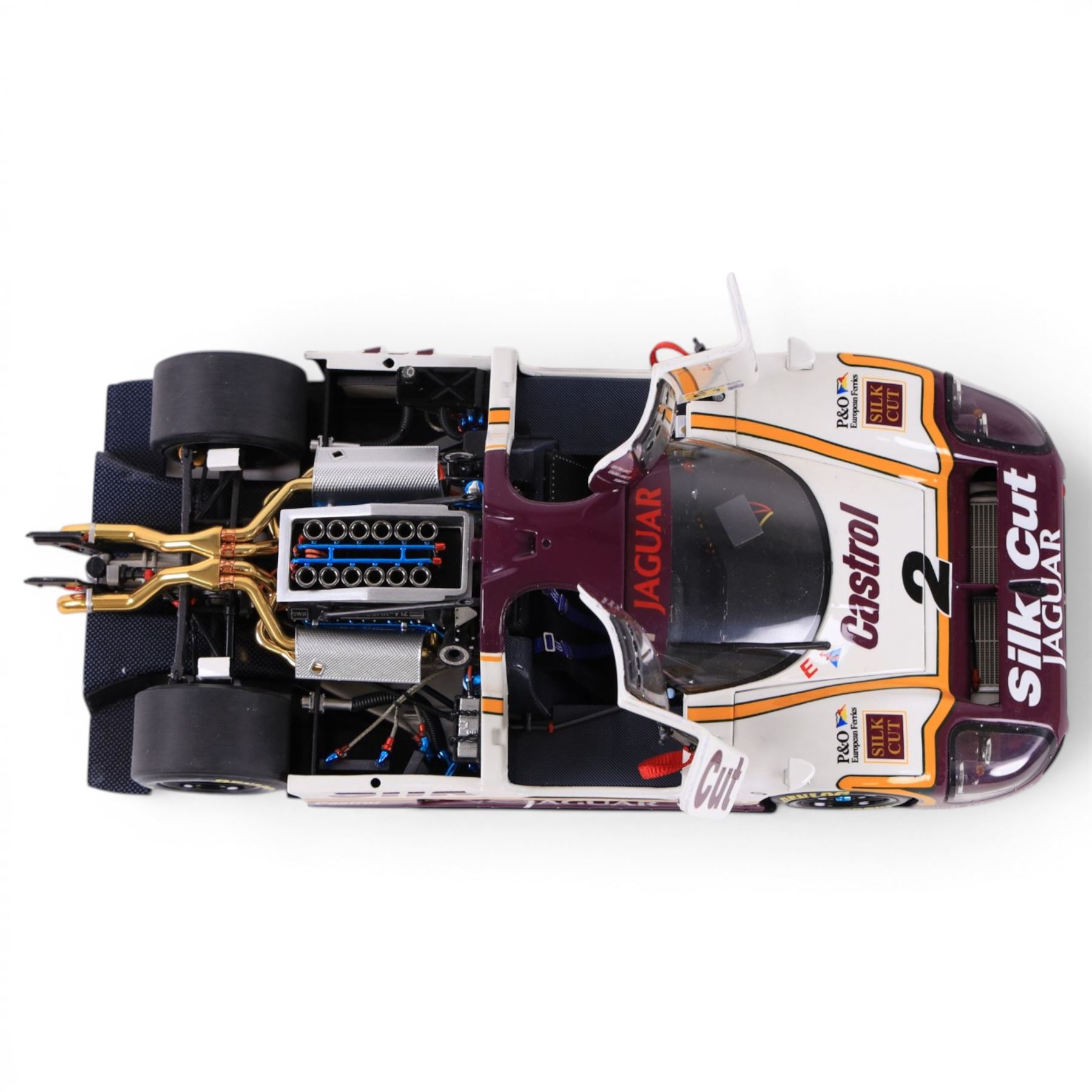 Motorbox Exoto 1988 Jaguar XJR-9LM #2 in Silk Cut livery, driven by Johnny Dumfries/Jan Lammers/Andy Wallace, boxed