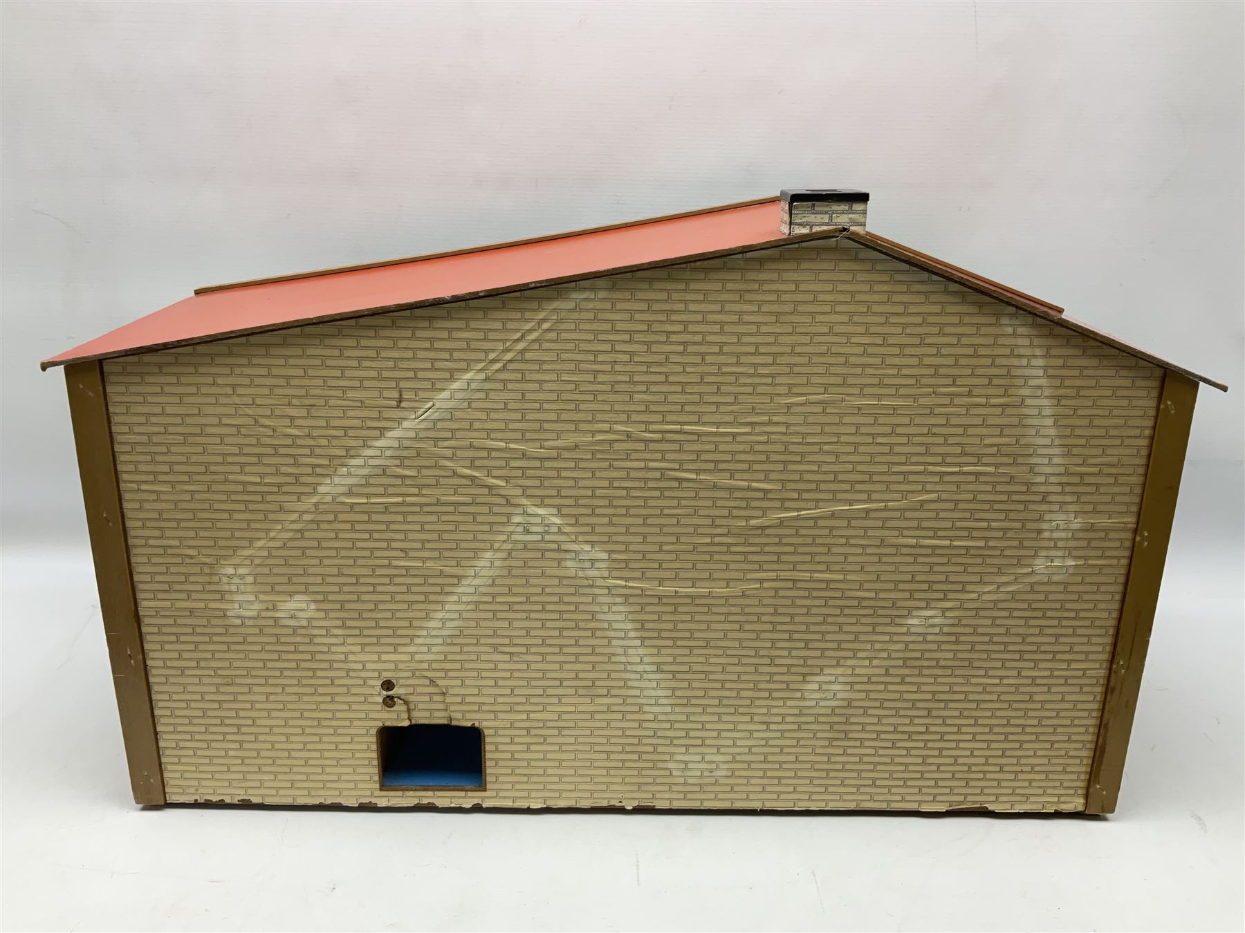 Swedish Lundby dolls house with furniture, H42cm, L66cm