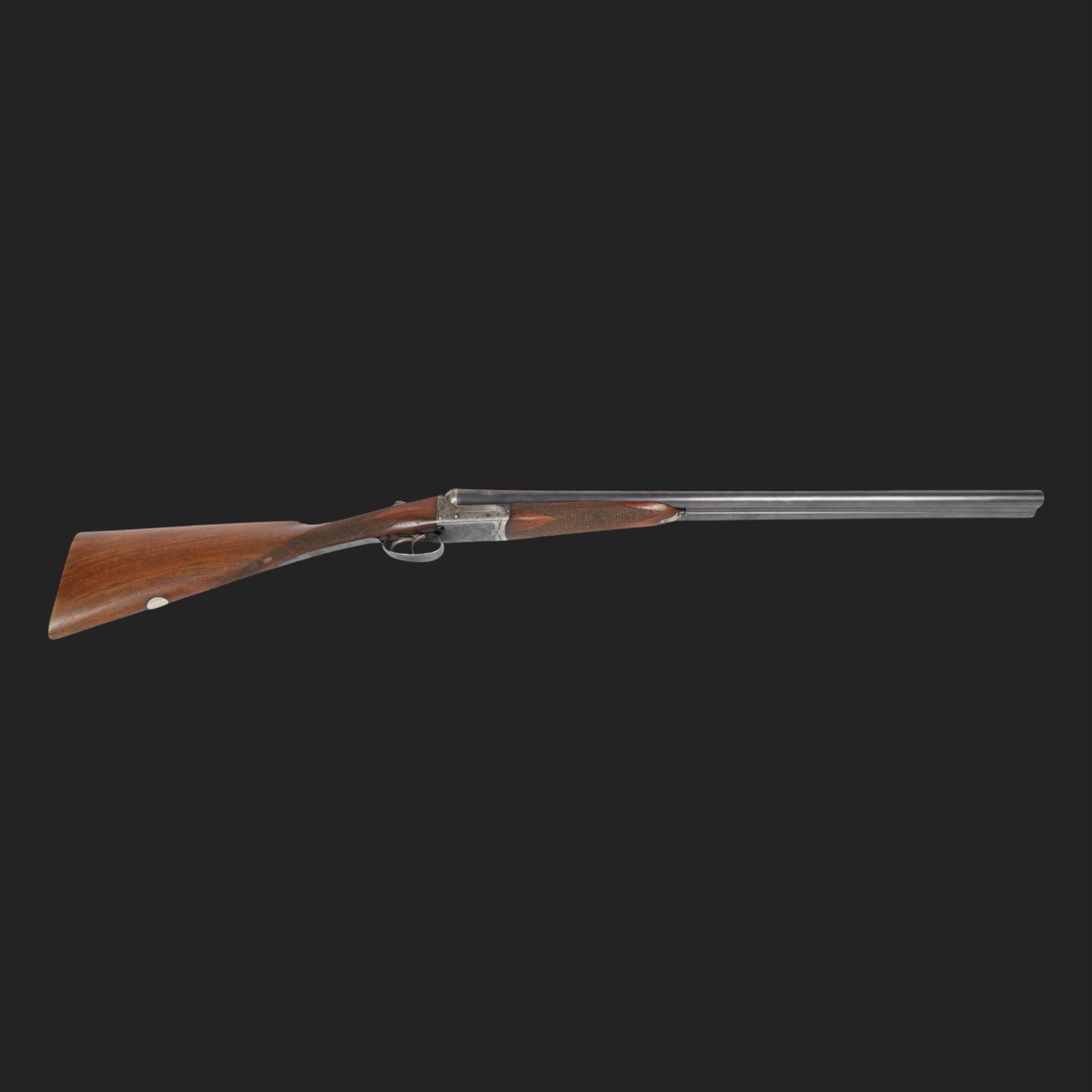 William Evans 12 bore double trigger boxlock ejector, side by side double barrel shotgun with 66cm (26