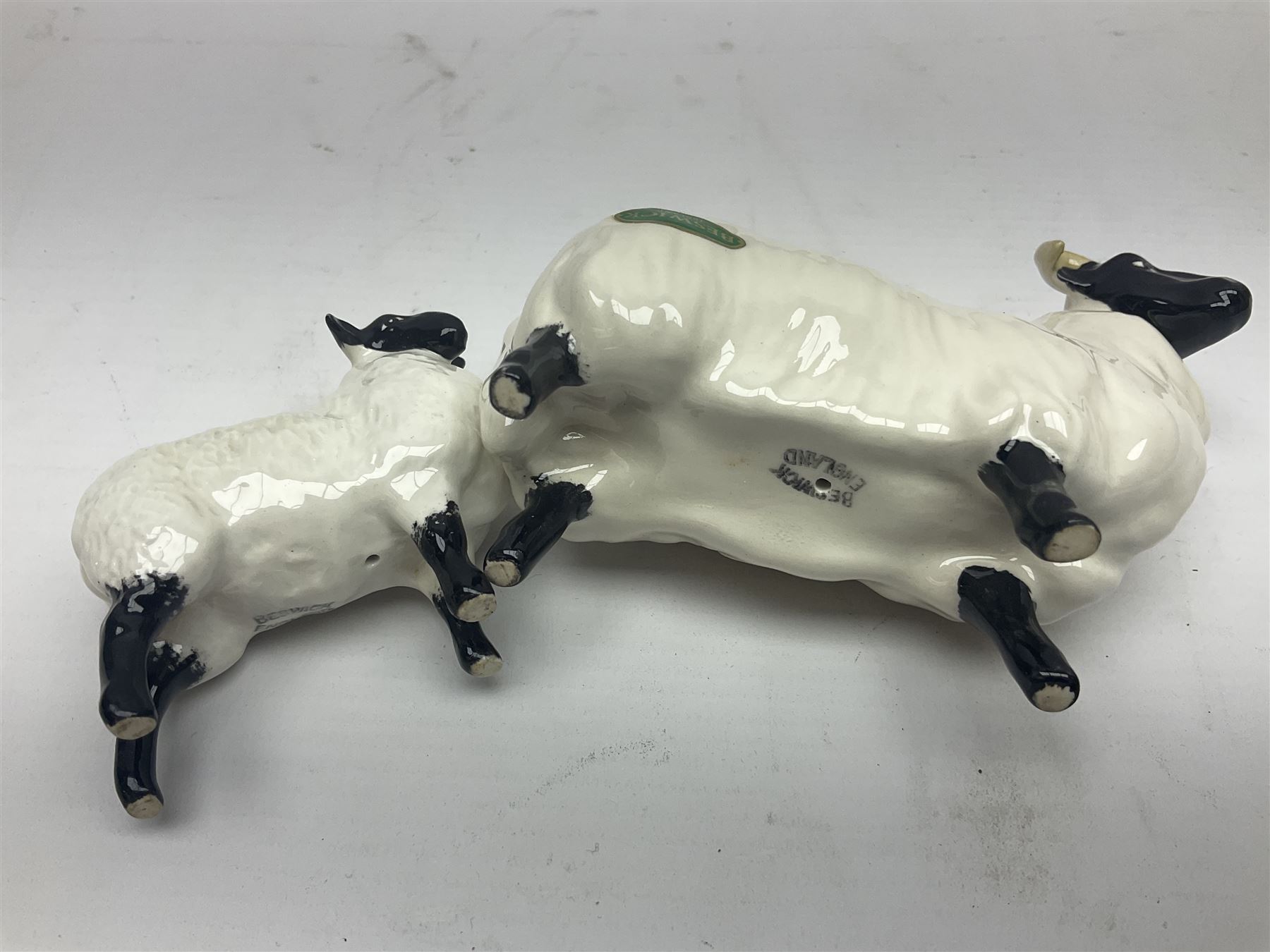 Seven Beswick figures, to include King Charles Spaniel 2107A, ginger cat 1898, Jack Russell 2109 etc