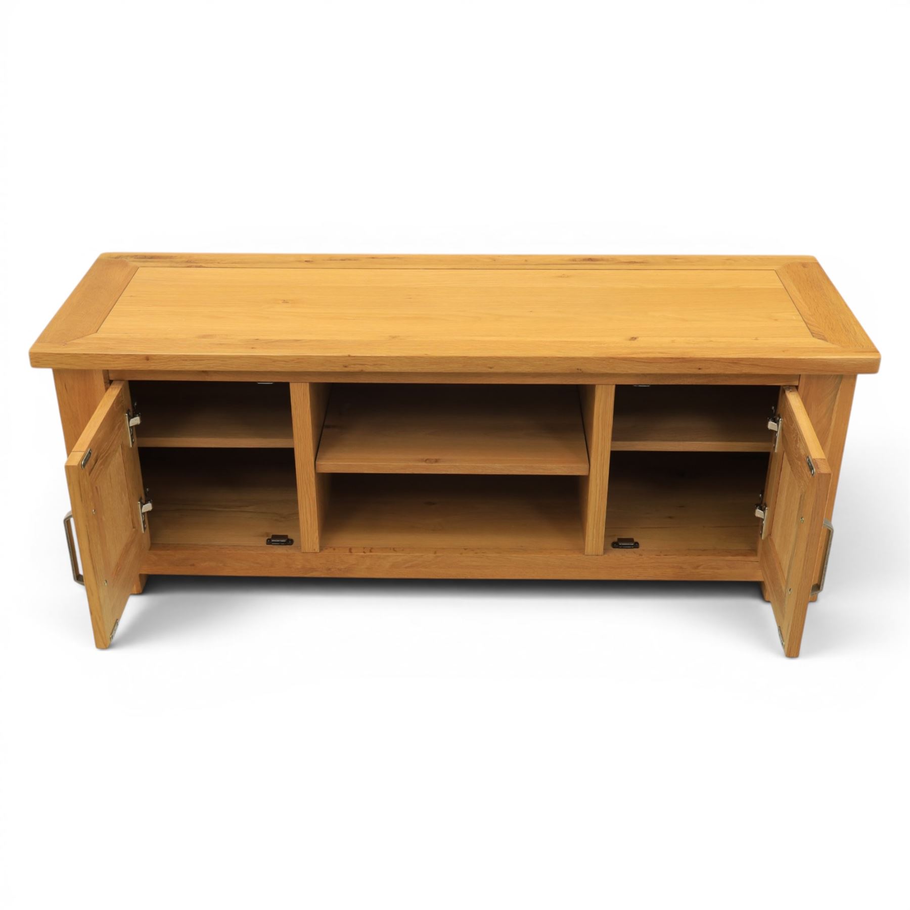 Contemporary oak media or television unit