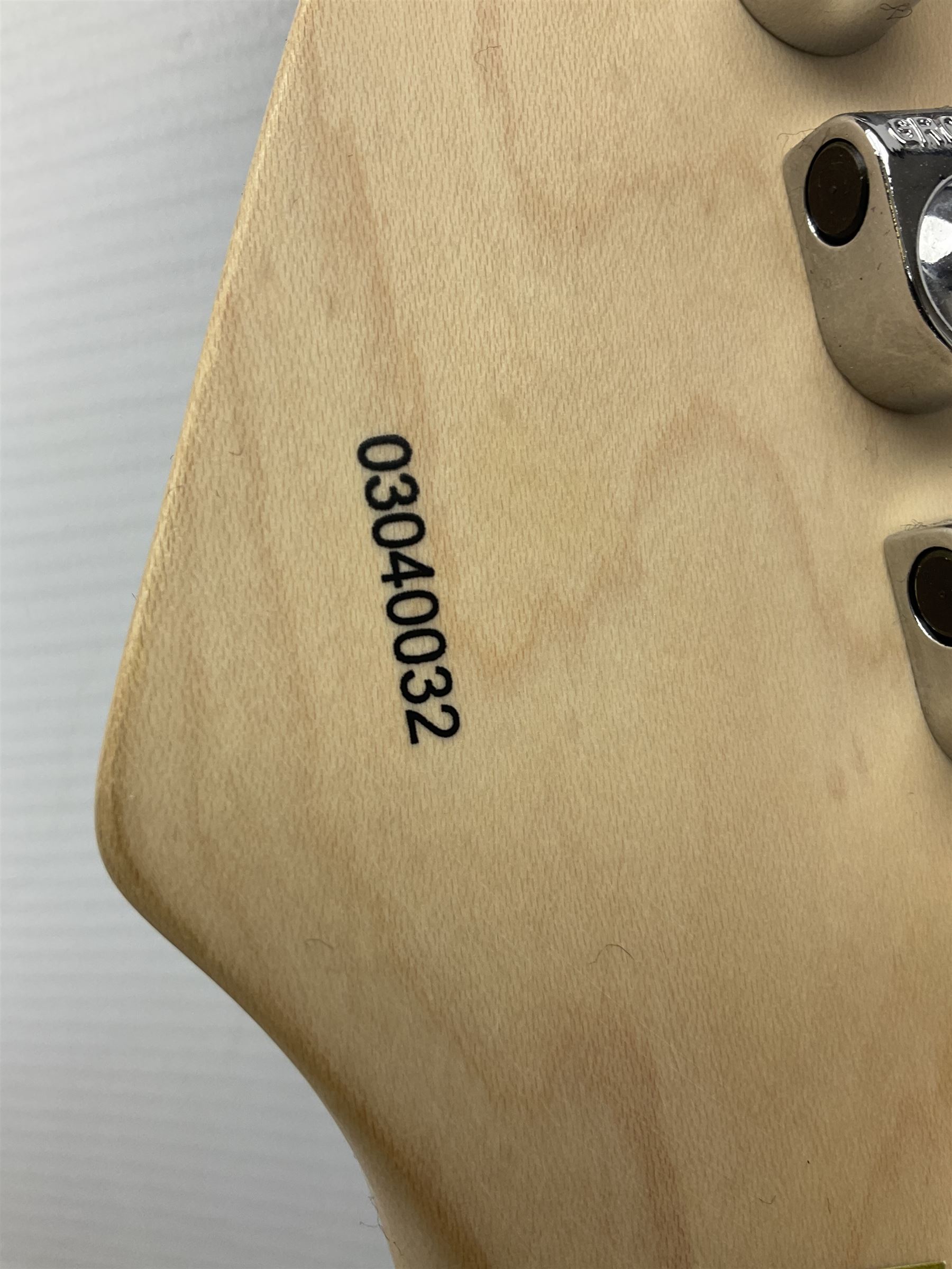 Korean Peavey EXP Telecaster style electric guitar serial no.03040032 L98cm; in Stagg soft carrying case