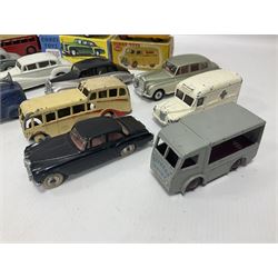 Dinky/Corgi - Dinky Bedford 10cwt Van ‘Kodak’ no.480, boxed; Corgi Bentley Continental Sports Saloon no.224 in replica box; along with further loose, playworn and repainted models to include Dinky Rolls-Royce Silver Wraith and Phantom V models etc 