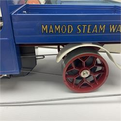 Mamod SW1 ‘Steam Wagon’ live steam, in blue and red, in original box 