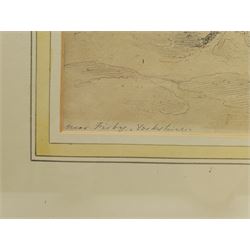 Francis Nicholson (British 1753-1844): 'Near Firby Yorkshire', pencil titled, dated May 28 1812 and further titled 'Old Kiln' verso (within the frame) 20cm x 26cm
