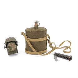 Military jack knife, by Wade and Butler, marked with broad arrow, together with military d...